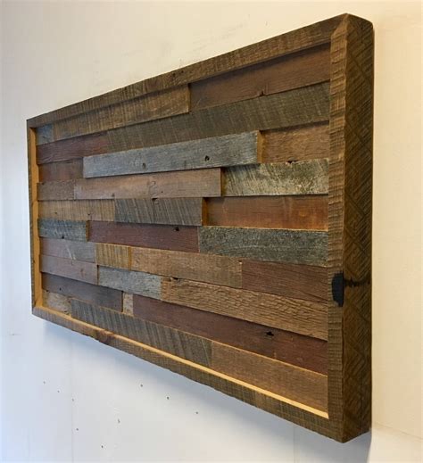 Reclaimed Barn Wood Wall Art Horizontal Slats FREE | Etsy