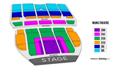 Boston Boch Center Wang Theatre Seating Chart