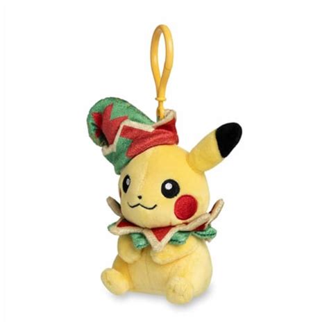 Pokemon Center: Pikachu Pokemon Holiday Workshop Plush Key Chain, 1 ...