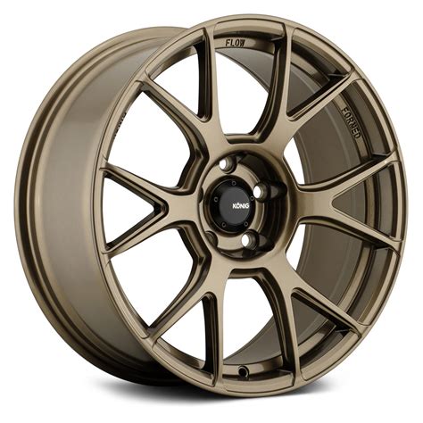 KONIG® AMPLIFORM Wheels - Bronze Rims