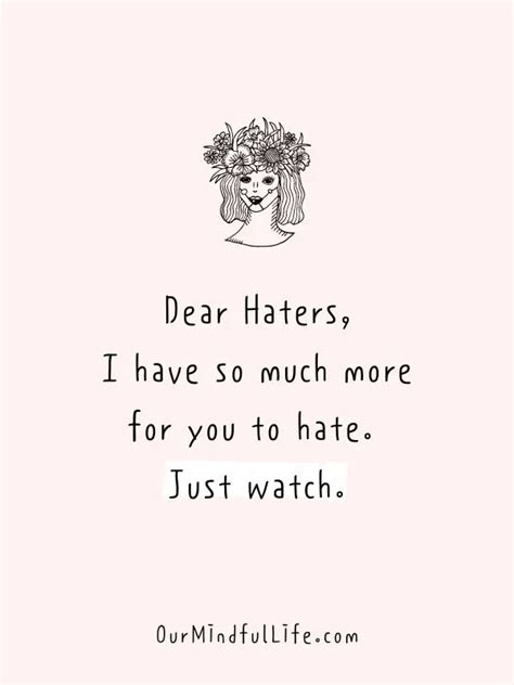 39 Haters Quotes That Are The Best Motivators - Our Mindful Life