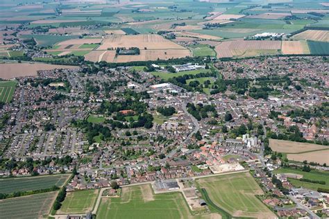 Aerial of Holbeach in Lincolnshire | Aerial, Lincolnshire, Aerial images