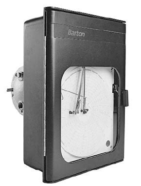 Barton 242E/5000 Psi/Battery, Barton Single Pen Pressure Chart Recorder, Model 242E, Pressure ...