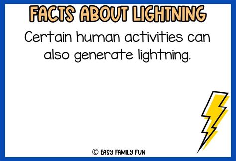 79 Electrifying Facts about Lightning [Free Fact Cards]