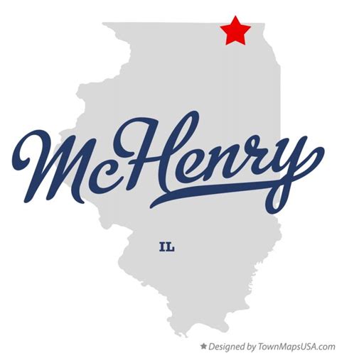 Map of McHenry, IL, Illinois