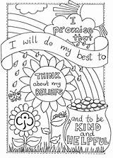 Girl Scout 3 sketch template