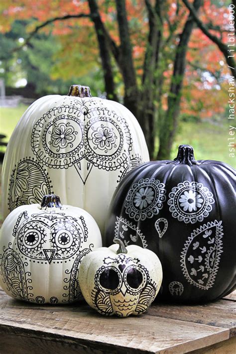 How to Make Sharpie Owl Pumpkins