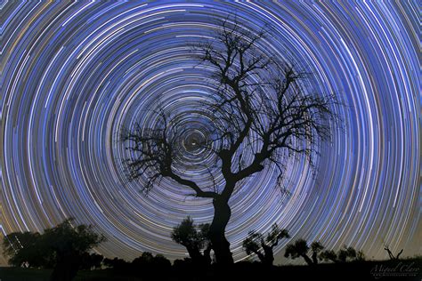 Colorful Star Trails Swirl Around Polaris in Mesmerizing Night-Sky Photo | Night sky photos ...