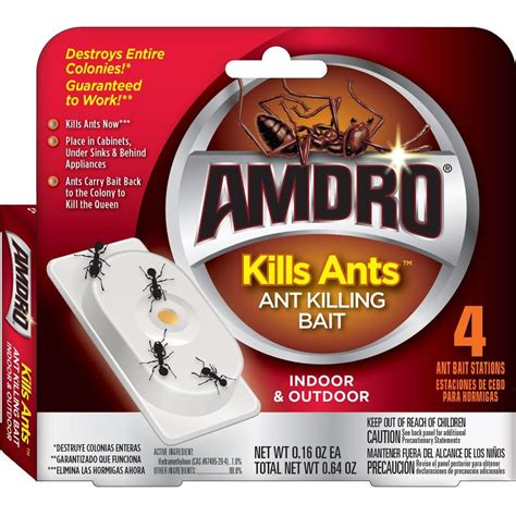 AMDRO Kills Ants Bait Station (4-Pack)-100522408 - The Home Depot