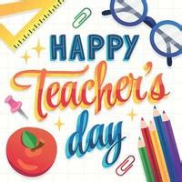 Teachers Day Card Vector Art, Icons, and Graphics for Free Download