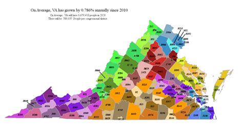 Virginia District Map 2022 | Virginia Map