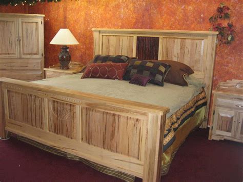 Wormy maple bed for your bedroom | Wood bedroom sets, Rustic bedroom furniture, Modern bedroom ...