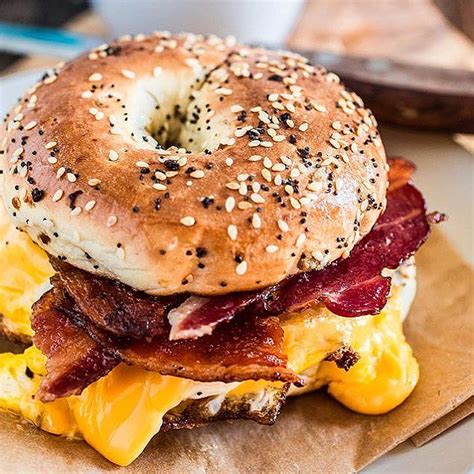 New York Style Bacon, Egg And Cheese Bagel Sandwich Recipe | The Feedfeed