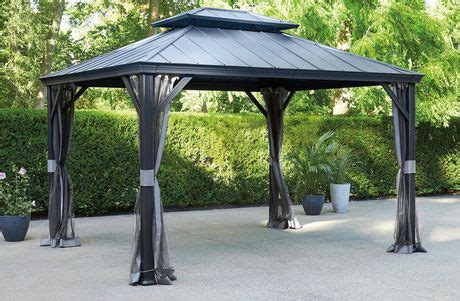 hometrends 10 ft. x 12 ft. Aluminum & Galvanized Steel Gazebo - Walmart.ca