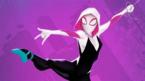 Wallpaper Spider Gwen Stacy in Spider-Man: Into the Spider-Verse | Spider gwen art, Spider gwen ...