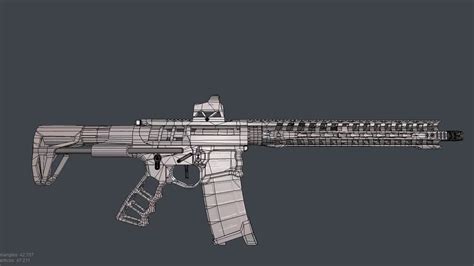 AR15 Badass REVIEW , AR-15 Assault Rifle 3D Model - YouTube