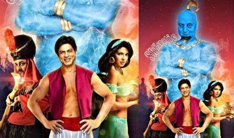 Shah Rukh Khan as Aladdin, Priyanka Chopra as Princess Jasmine, Sanjay ...