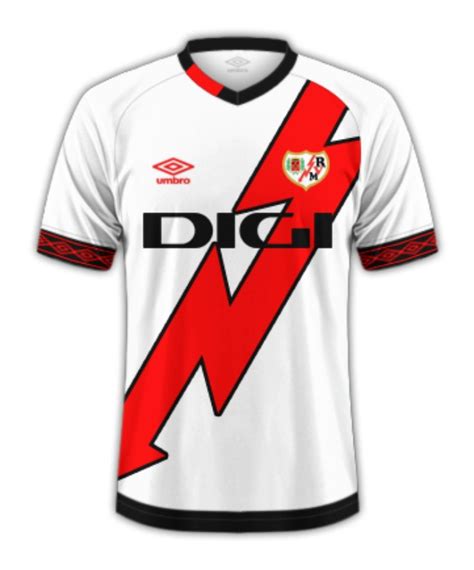 Rayo Vallecano 2022-23 Home Kit