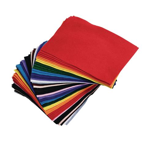 Colorations® Colored Felt, 9" x 12" - 50 Sheets