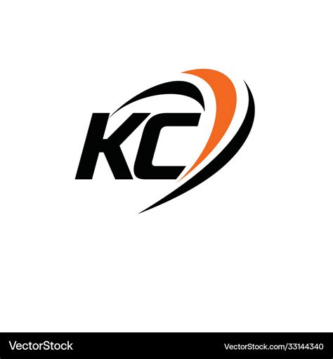 Kc monogram logo Royalty Free Vector Image - VectorStock