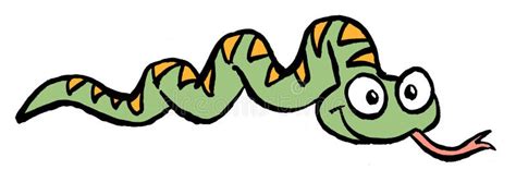 Snake Cartoon stock illustration. Image of doodle, reptile - 40621133