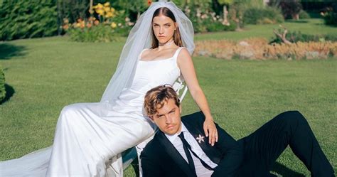 Barbara Palvin and Dylan Sprouse Wedding | Barbara Palvin's Vivienne Westwood Dress | Years Together