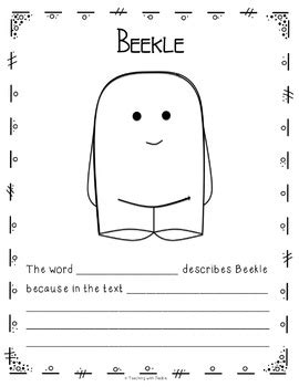 The Adventures of Beekle Character Trait Freebie! by Teaching with Jackie