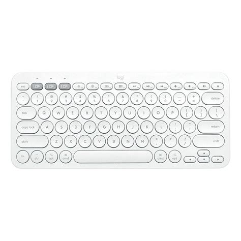 Logitech K380 Multi-Device Wireless Bluetooth Keyboard (White ...