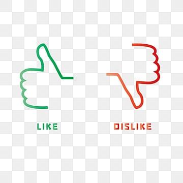 Like Dislike PNG Transparent Images Free Download | Vector Files | Pngtree