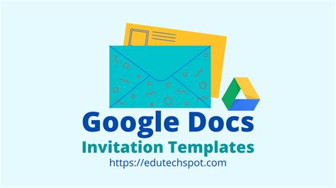 Google Docs Invitation Templates - Edutechspot