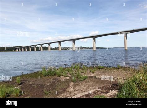 The Vejle fjord bridge in Denmark Stock Photo - Alamy