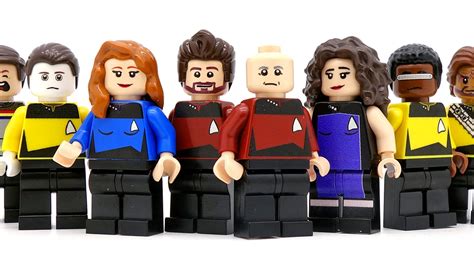 You Can Beam Whatever You Want From My Wallet for These Custom Star Trek: TNG Minifigures