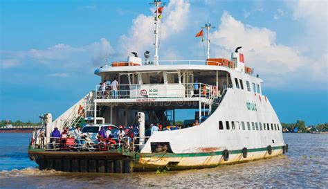 Ferry Brings Commuters from Saigon Editorial Stock Photo - Image of length, sail: 61803473