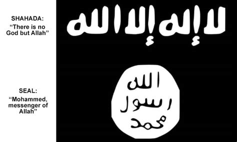 Why the black Shahada flag doesn't belong to Islamic State militants ...