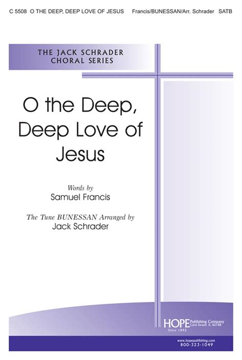 O THE DEEP DE-JS-SATB - Hope Publishing Company