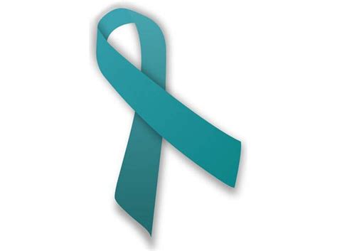 Cervical Cancer Ribbon Svg