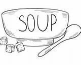 Bowl Of Soup coloring Page  Free Printable Coloring Pages sketch template