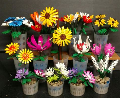 Blooming At Home | Lego flower, Lego sculptures, Lego wall art