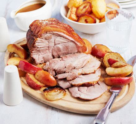 Roast pork & apples - Good Food Middle East