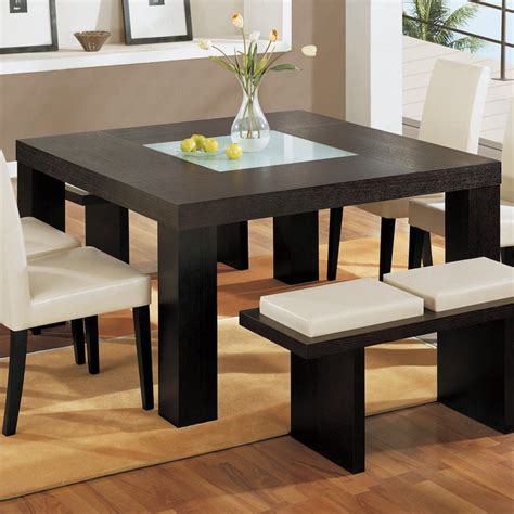 Square dining table contemporary - Hawk Haven
