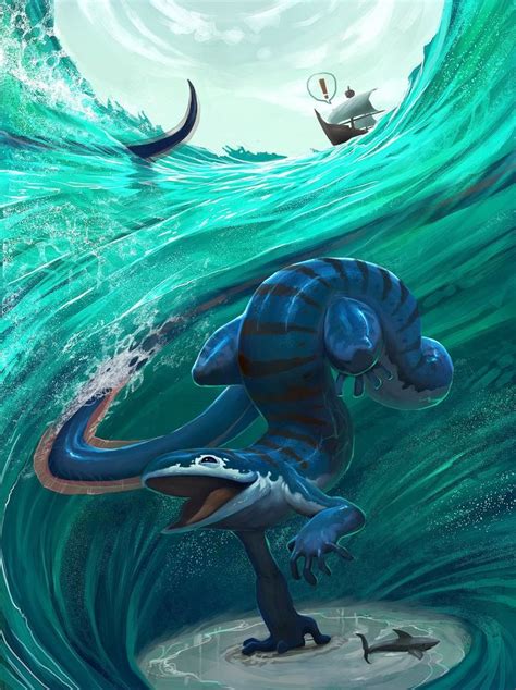 Sea Monster by Farkwhad on DeviantArt | Mythical creatures art ...