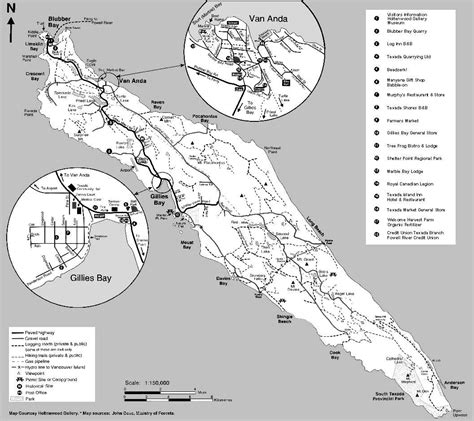 Old Texada Island Map – Texada Arts, Culture & Tourism Society