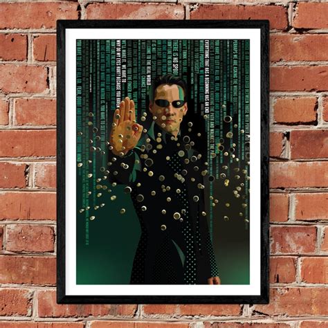 Neo the Matrix Matrix Quotes Digital Art Print | Etsy