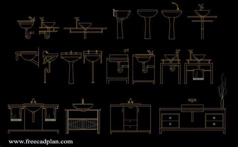 hand Wash basin elevation CAD BLOCK , DOWNLOAD - free cad plan