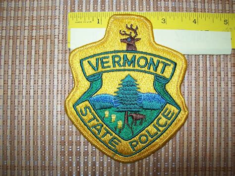 Vermont State Police Uniform Patch Vintage | Etsy