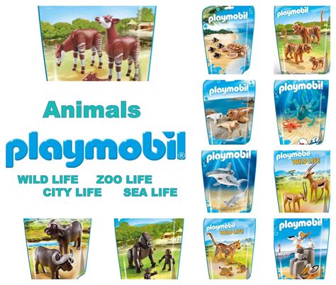 PLAYMOBIL ANIMALS WILD LIFE ZOO SEA CITY LIFE ASSORTMENT *CHOOSE YOUR FAVOURITE* | eBay