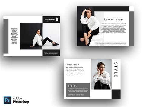 Fashion brochure template by Ceyhun Babayev on Dribbble