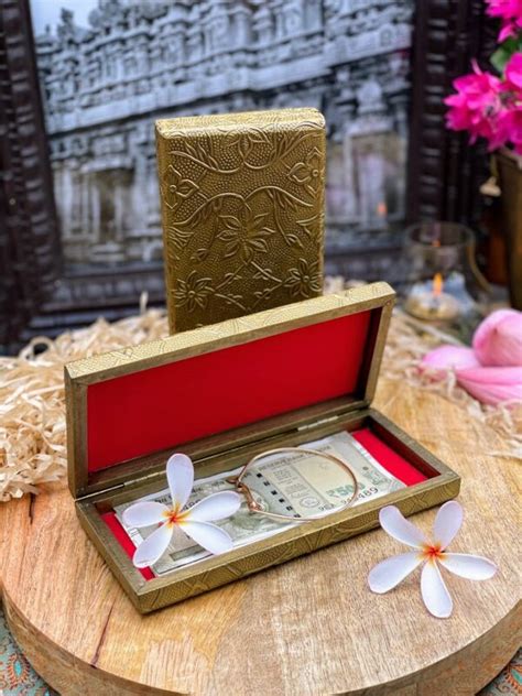 Wooden Money Gift Box-Beautiful Handcrafted Storage Solution-Athepoo