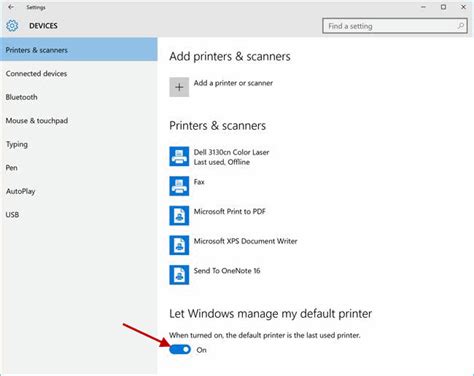 Why does my default printer keep changing?