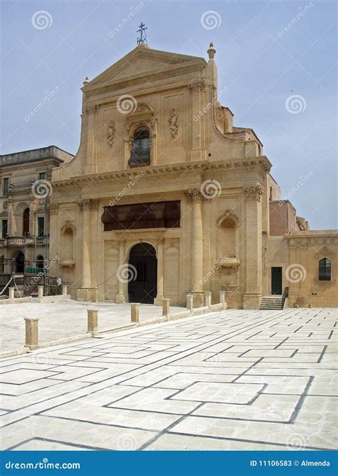 Siracusa - cathedral stock image. Image of siracusa, architecture ...